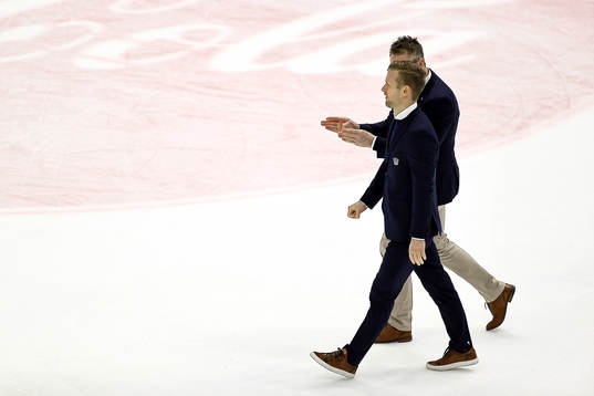 Linköpings tränare Daniel Eriksson och Johan Åkerman