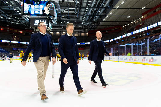 Linköpings tränare Johan Åkerman, tränare Daniel