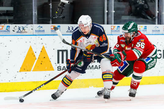 Djurgårdens Rhett Rakhshani och Frölundas Jonathan Sigalet