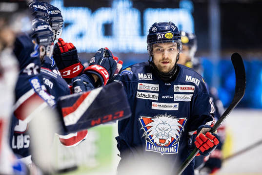 Linköpings Jarno Kärki jublar