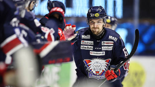 Linköpings Jarno Kärki jublar