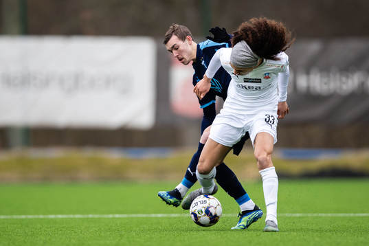 Malmö FFs Pavel Vagic och Helsingborgs Adam Kaied