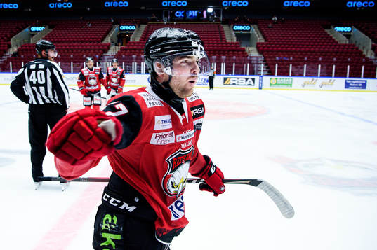 Malmö Redhawks Ponthus Westerholm jublar