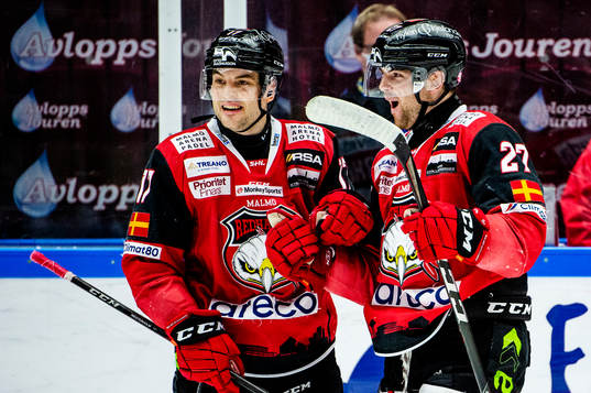 Malmö Redhawks Pathrik Westerholm och Ponthus Westerholm