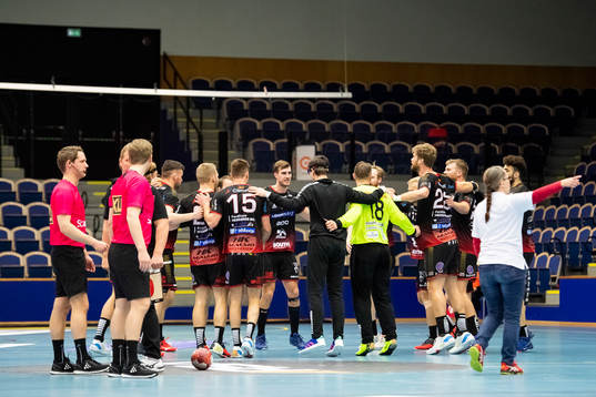 HK Malmös spelare jublar