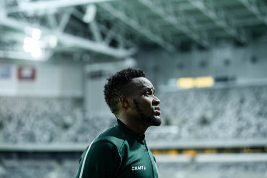 Hammarbys David Accam intervjuas