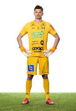 Varbergs målvakt August Strömberg