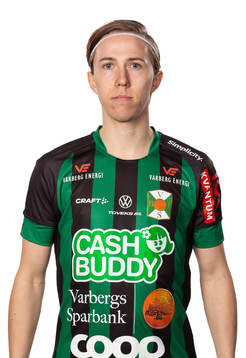 Varbergs Jakob Lindahl poserar för ett porträtt den 4 mars 2021 i Varberg.