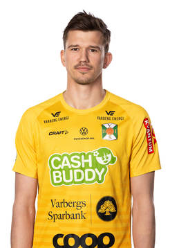 Varbergs målvakt August Strömberg