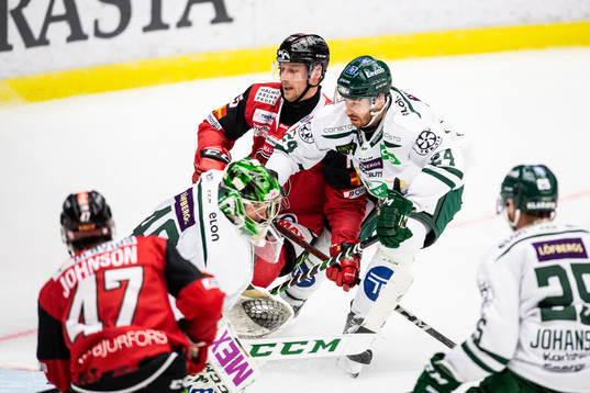 Malmö Redhawks Axel Wemmenborn och Färjestads Jonathon