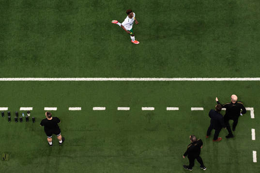 Hammarbys Akinkunmi Amoo jublar