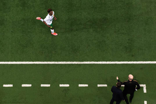 Hammarbys Akinkunmi Amoo jublar