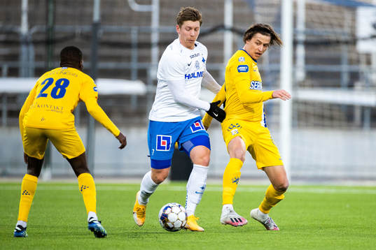 IFK Norrköpings Alexander Fransson och IFK Göteborgs