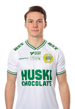 Hammarbys Axel Sjöberg poserar för ett porträtt den 8 mars 2021 i Stockholm.