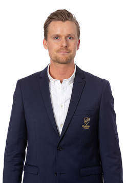 Djurgårdens evenemangsansvarig Fredrik Forsman poserar för ett porträtt den 8 mars 2021 i Stockholm.