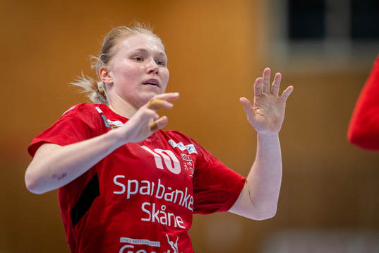 Höörs Isabelle Andersson jublar