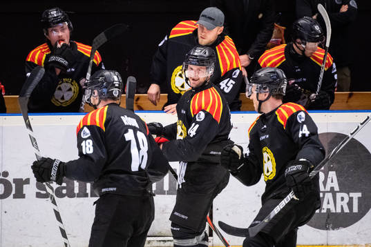 Brynäs Chad Billins jublar