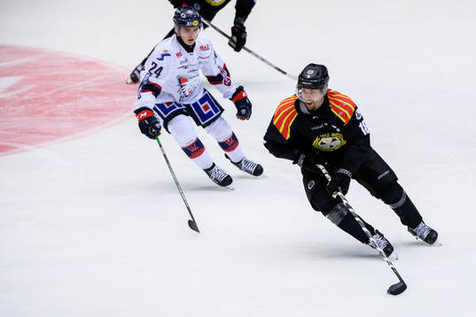 Linköpings Elliot Ekmark och Brynäs Anton Rödin