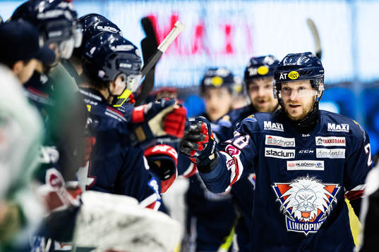 Linköpings Jaakko Rissanen jublar