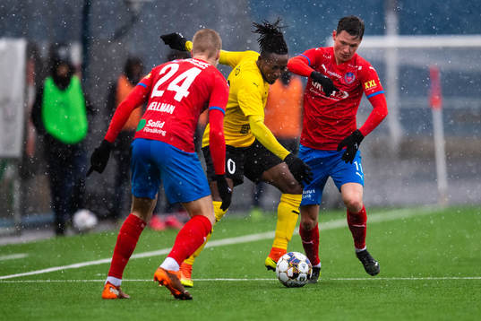 Helsingborgs Emil Hellman och Max Svensson