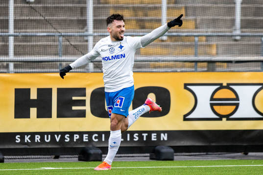 IFK Norrköpings Sead Haksabanovic jublar