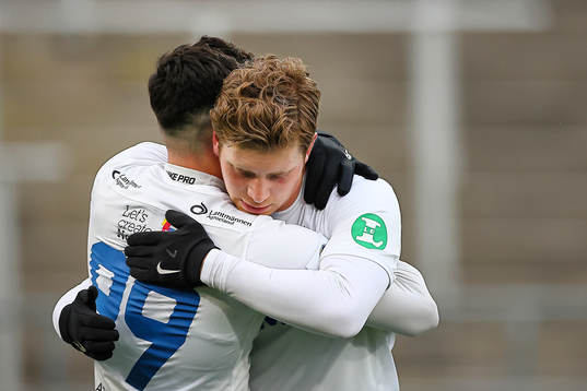 IFK Norrköpings Sead Haksabanovic och Alexander Fransson