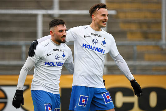 IFK Norrköpings Sead Haksabanovic och Henrik Castegren
