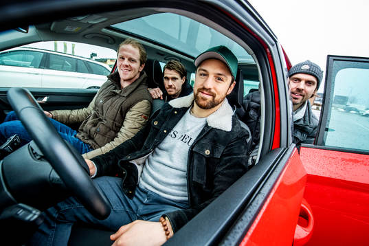 Hockeyspelarn Mattias Persson, Marcus Olsson, Christopher