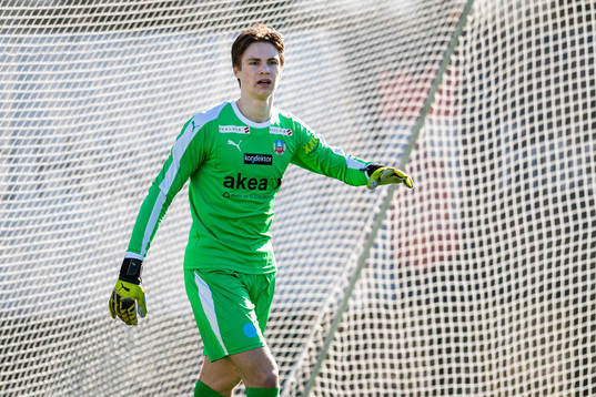 Helsingborgs målvakt Nils Arvidsson
