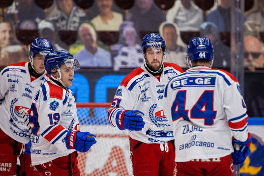 Oskarshamns Tyler Kelleher, Max Veronneau och Nolan Zajac