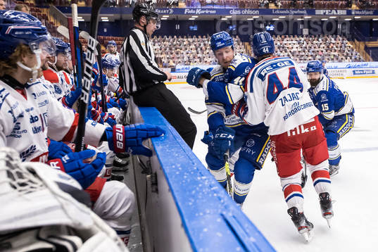 Leksands Carter Ashton och Oskarshamns Nolan Zajac och