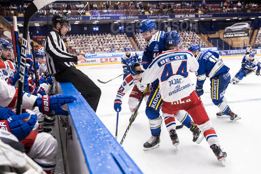 Leksands Carter Ashton och Oskarshamns Nolan Zajac och
