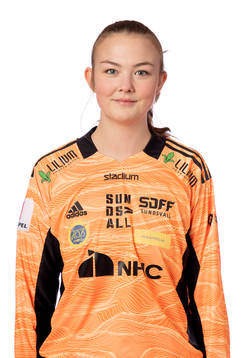 Sundsvalls målvakt Clara Ekstrand poserar för ett porträtt den 18 mars 2021 i Sundsvall.
