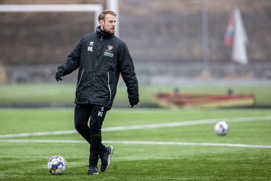 Trollhättans tränare Wiliam Lundin