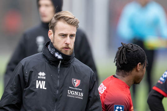 Trollhättans tränare Wiliam Lundin