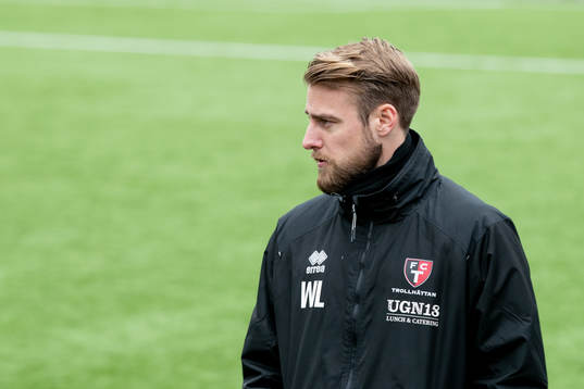 Trollhättans tränare Wiliam Lundin