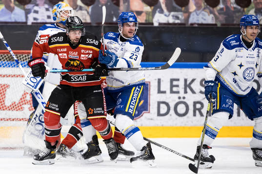Luleås Niklas Olausson och Leksands Mirco Müller