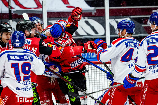 Malmö Redhawks Emil Sylvegård i bråk med Oskarshamns