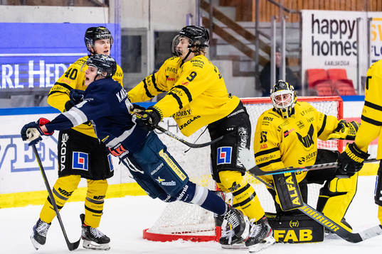 Karlskogas Linus Karlsson och Västerås Simon Edvinsson