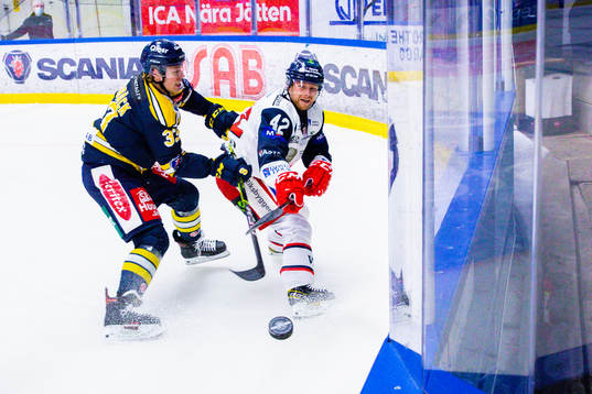 Södertäljes Måns Lindbäck och Västerviks Oskar Drugge