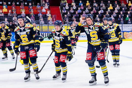 Södertäljes Nick Olesen, Anton Heikkinen och Måns