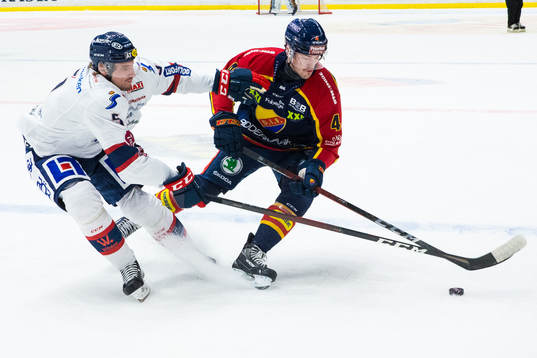 Linköpings Mattias Bäckman och Djurgårdens Marcus