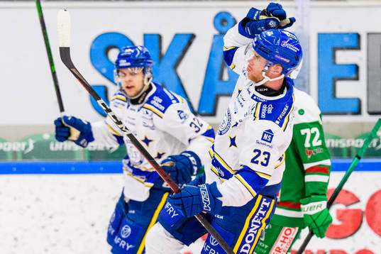 Leksands Mirco Muller jublar