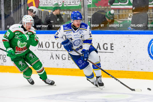 Rögles Anton Bengtsson och Leksands Mirco Muller