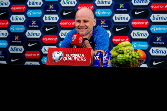 Ståle Solbakken, head coach of the Norwegian national football team,