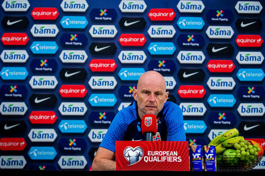 Ståle Solbakken, head coach of the Norwegian national football team,