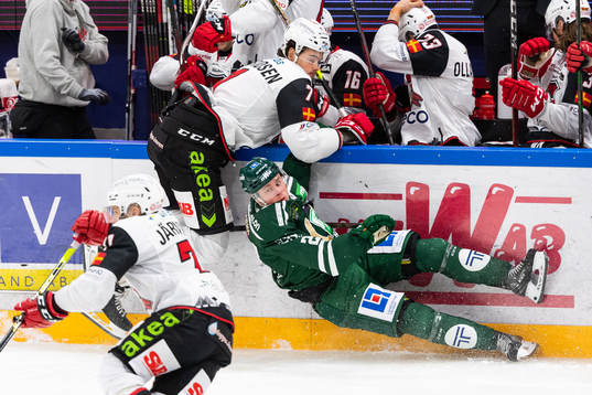 Malmö Redhawks Oliver Lauridsen och Färjestads Olle