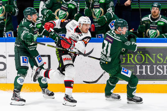 Färjestads Per Åslund och Carl Jakobsson