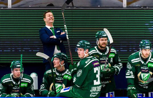 Färjestads tränare Johan Pennerborn