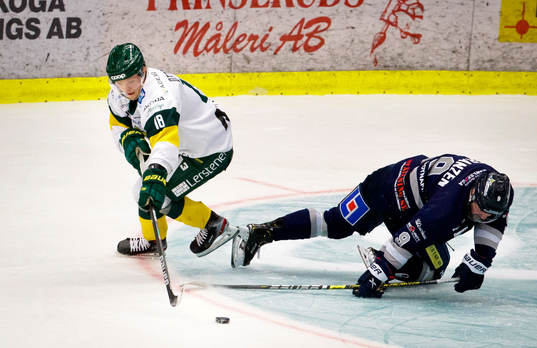 Björklövens Axel Ottosson och Karlskogas Gustaf Franzen